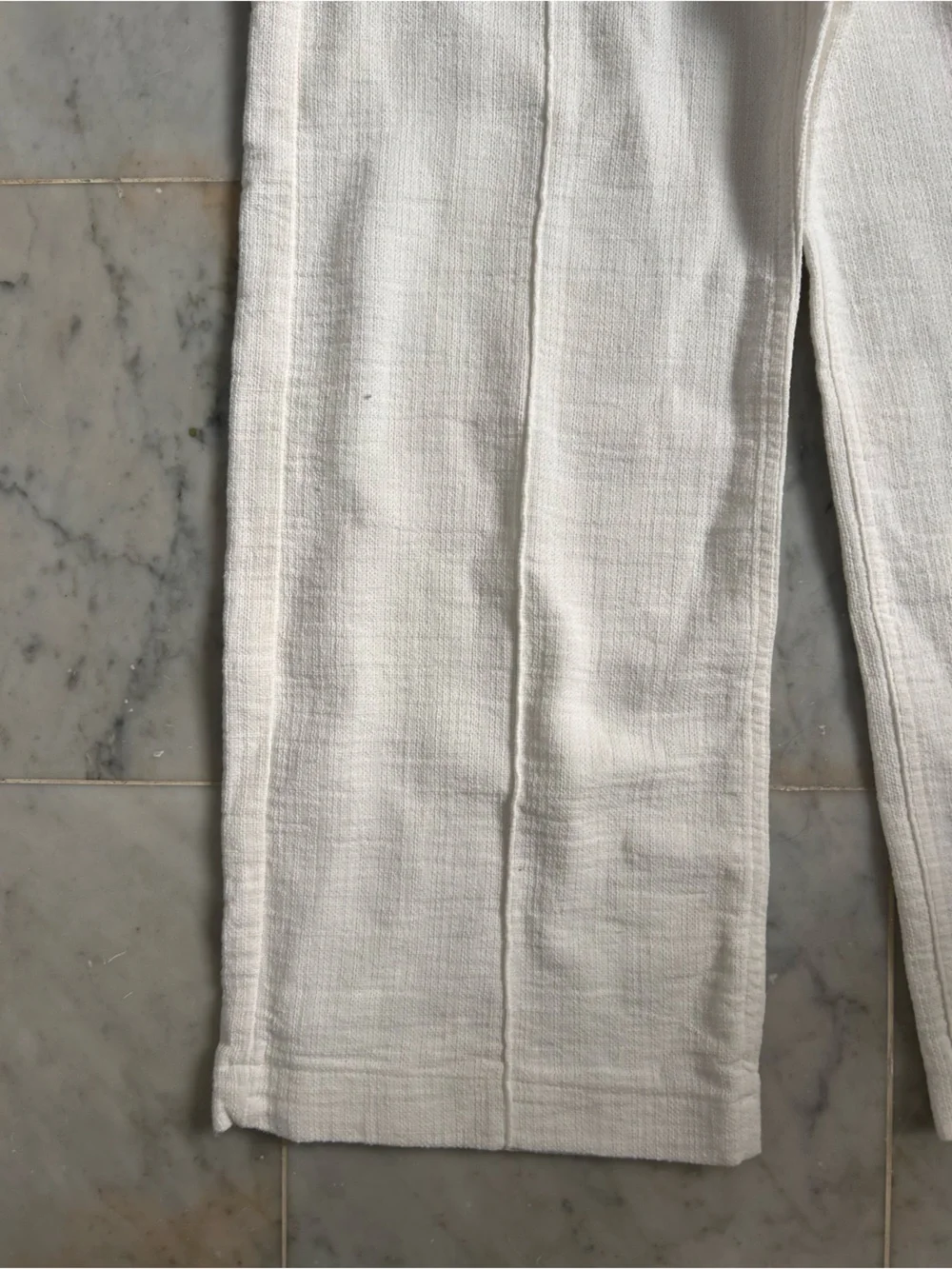 Women's tweed-style Pants in White